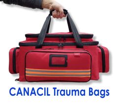 63 CM Dev Kapasiteli Travma Çantası | TK6521 | Kırmızı | CANACIL | Su Geçirmez PVC