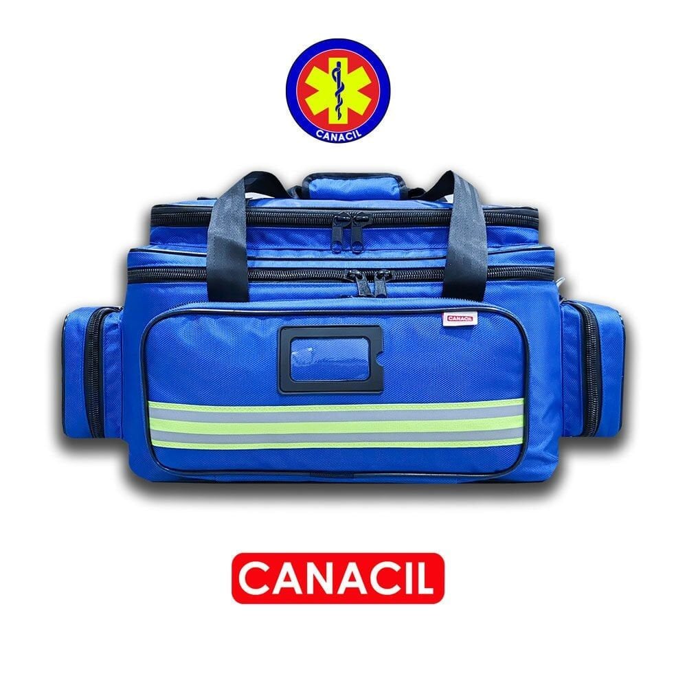 63 CM Profesyonel Travma Çantası | TK6523 | Saks Mavi | CANACIL | Su Geçirmez PVC