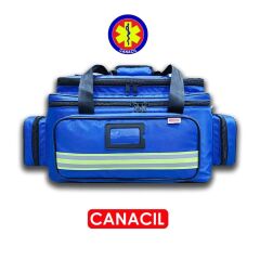 63 CM Profesyonel Travma Çantası | TK6523 | Saks Mavi | CANACIL | Su Geçirmez PVC