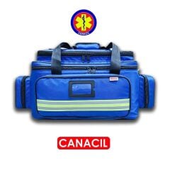 63 CM Profesyonel Travma Çantası | TK6523 | Saks Mavi | CANACIL | Su Geçirmez PVC
