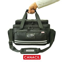 63 CM Profesyonel Travma Çantası | TK6525 | Siyah | CANACIL | Su Geçirmez PVC