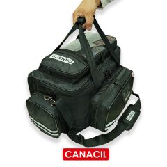 63 CM Profesyonel Travma Çantası | TK6525 | Siyah | CANACIL | Su Geçirmez PVC
