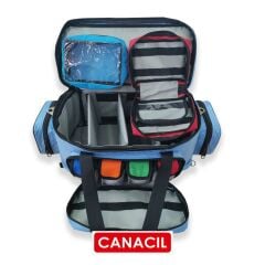 63 CM Profesyonel Travma Çantası | TK6525 | Siyah | CANACIL | Su Geçirmez PVC