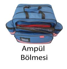 Canacil TK4131 Profesyonel Acil Müdahale Çantası | Termal Ampul ve Numune Bölmeli | Tasarım Tescilli