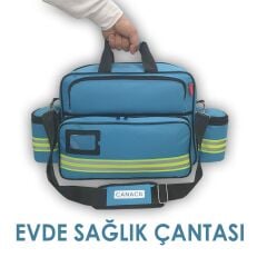 Canacil TK4136 Medikal Evde Bakım Çantası | P. Mavisi | Termal Ampul ve Numune Bölmeli | Tasarım Tescilli