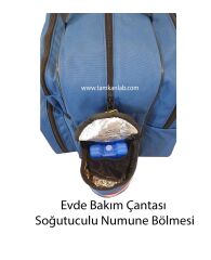 Canacil TK4137 Şayan Serisi Evde Sağlık ve Hemşire Çantası | Açık Gri | Termal Bölmeli | Tasarım Tescilli