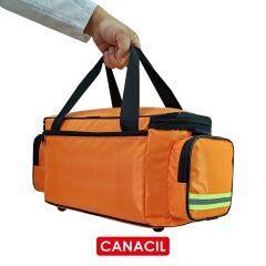 Canacil TK5332 Model-3 Profesyonel İlk Yardım Çantası | Turuncu | Reflektörlü | 50 cm