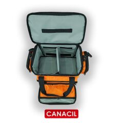 Canacil TK5332 Model-3 Profesyonel İlk Yardım Çantası | Turuncu | Reflektörlü | 50 cm