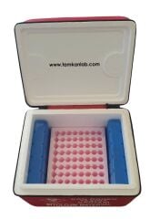 Tamkan TK5007 64’lük Kan Örnek Taşıma Çantası | 13 mm Tüp Uyumlu | EPS İzolasyonlu | 2 Adet Buz Aküsü Hediyeli
