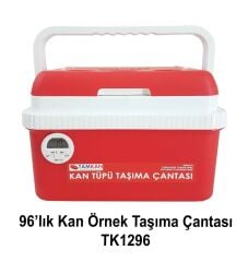 Canacil TK1296 96’lık Güvenlikli Kan Örnek Taşıma Çantası | Dijital Dereceli | 29 Saat Koruma | 9 Litre