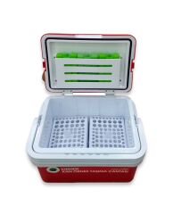 TK1266 166’lık Güvenlikli Kan Örnek Taşıma Çantası | Patentli | Dijital Dereceli | 12 Litre