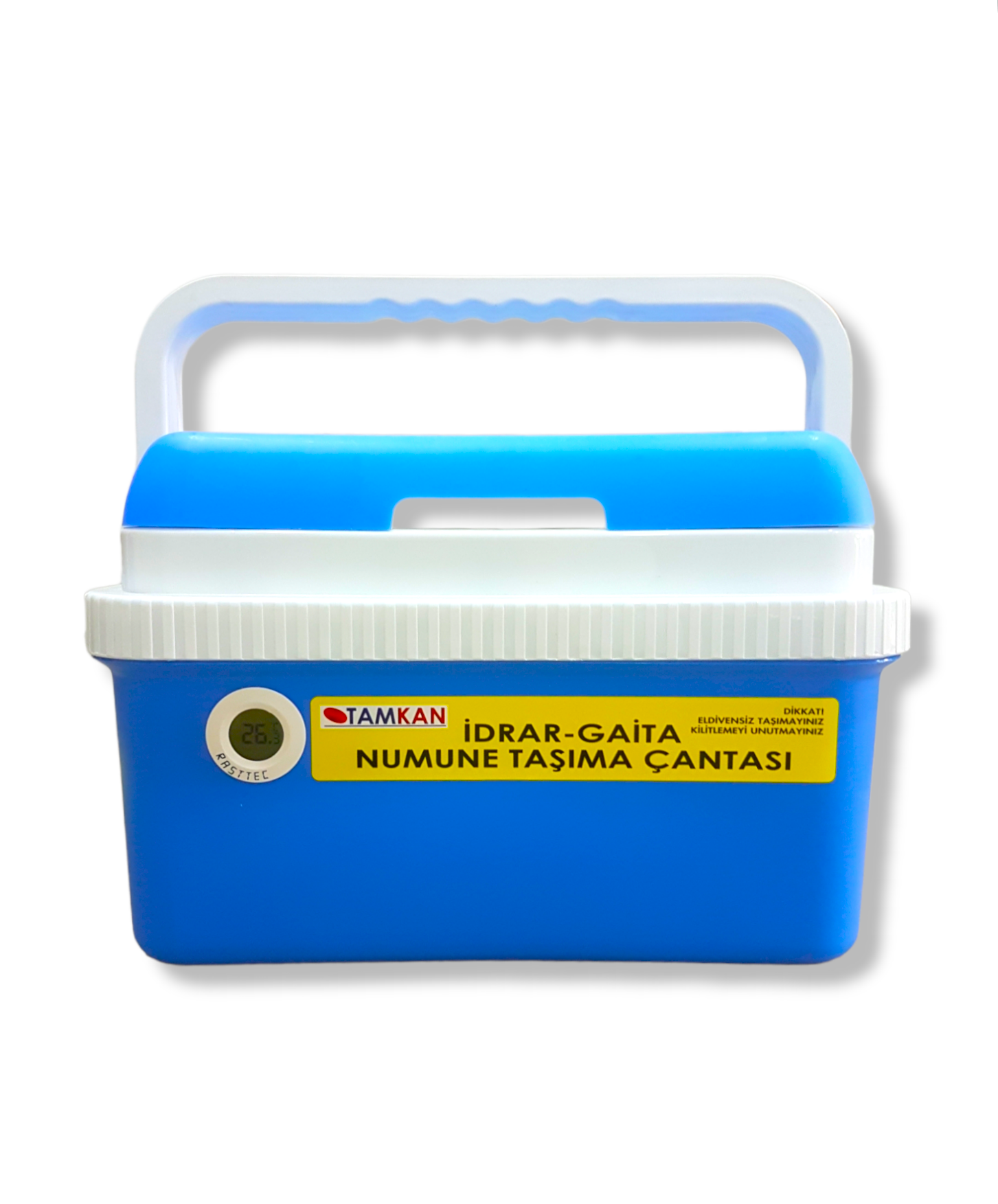 Tamkan TK1232 Soğuk Zincir İdrar ve Gaita Numune Taşıma Çantası | Dijital Dereceli | 12 Litre
