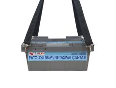 TK2300 Patolojik Numune Taşıma Çantası | Çift Taşıma Kolonlu | Kilitlenebilir | 23x30x12 cm