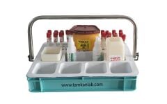 TK2110 Kulplu Flebotomi Kan Alma Tepsisi | Disposable İç Tepsili | Tam Set