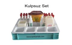 TK2110 Kulplu Flebotomi Kan Alma Tepsisi | Disposable İç Tepsili | Tam Set