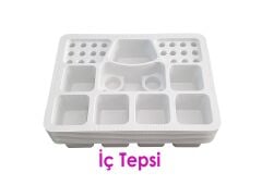 TK2121 Tedavi Tepsisi İç Tepsisi | 10 Adet | Tek Kullanımlık (Disposable)