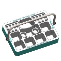 TK2121 Tedavi Tepsisi İç Tepsisi | 10 Adet | Tek Kullanımlık (Disposable)