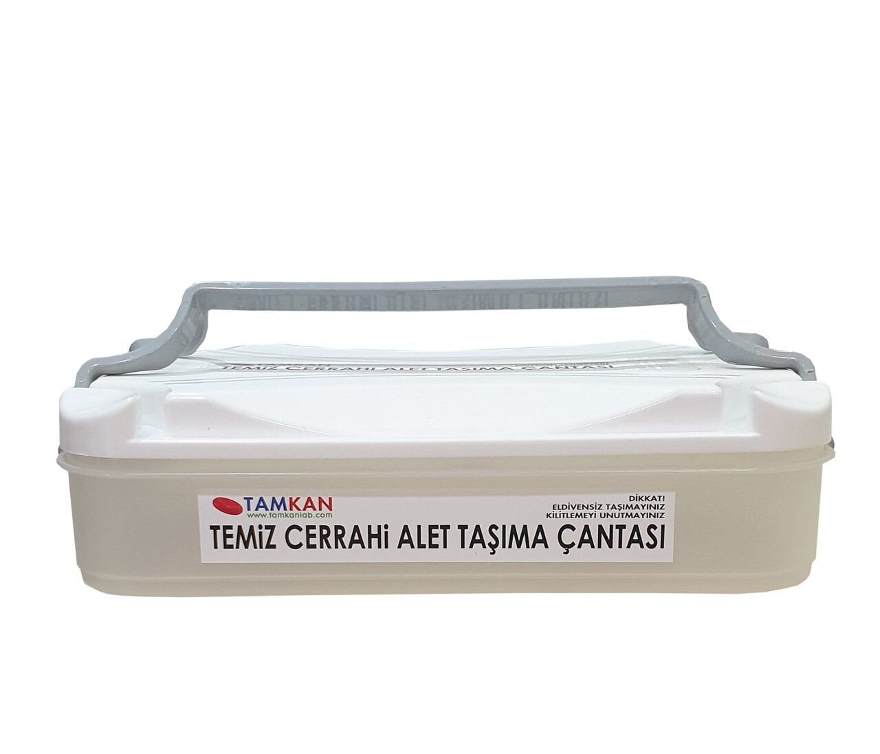 TK0611 Cerrahi Alet Taşıma Çantası | 7 Litre | Çift Kulplu ve Çift Kilitli | 27x43x11 cm