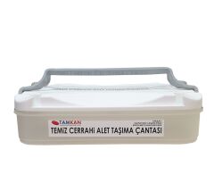 TK0611 Cerrahi Alet Taşıma Çantası | 7 Litre | Çift Kulplu ve Çift Kilitli | 27x43x11 cm