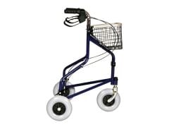 Medwelt 3 Tekerlekli Çantalı Frenli Walker Yürüteç sepetli üç teker