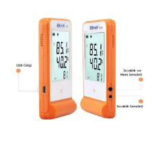 TK2021 Profesyonel Sıcaklık ve Nem Veri Kayıt Cihazı | 32.000 Kayıt Hafızalı | Harici Sensörlü Data Logger