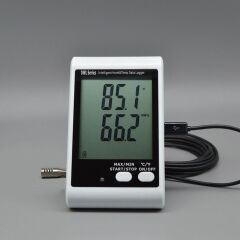 TK-21E Alarmlı Sıcaklık ve Nem Veri Kayıt Cihazı | ±0.1°C Hassasiyet | 16.000 Kayıt Kapasiteli | Koruyucu Kılıf Hediyeli