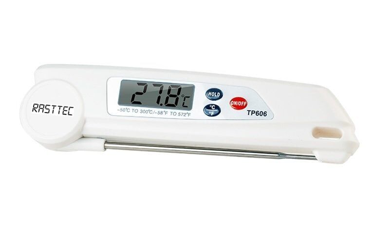 Katlanabilir Dijital Gıda Termometresi | -50°C / +300°C | Otomatik Kapanma ve Hold Özellikli
