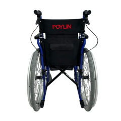 POYLİN P110 50CM Özellikli Standart Manuel Tekerlekli Sandalye | Hareketli Kolçak | Çıkabilir Ayaklık
