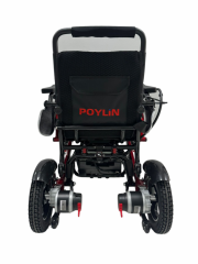 Poylin P206S Katlanabilir Akülü Tekerlekli Sandalye | Güçlendirilmiş Şase | Uzun Menzilli Sürüş