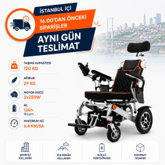 POYLİN P206 Ultra Hafif Akülü Tekerlekli Sandalye | Üstün Mobilite, Hafif Tasarım ve Seyahat Konforu