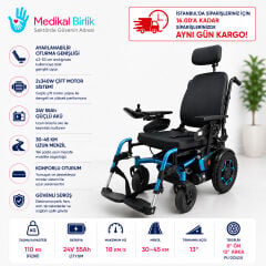 P267 Fonksiyonel Akülü Tekerlekli Sandalye | Ayarlanabilir Yapısı, Güçlü Motoru ve Uzun Menziliyle Kullanıcı Odaklı Model