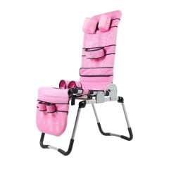 Golfi G559M Çocuk Banyo Tekerlekli Sandalyesi | Ayarlanabilir Çocuk Banyo ve Duş Sandalyesi pembe