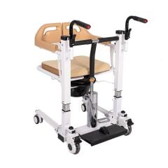 Golfi G560 Hidrolik Klozetli Transfer Sandalyesi | Hidrolik Hasta Transfer ve Banyo Sandalyesi