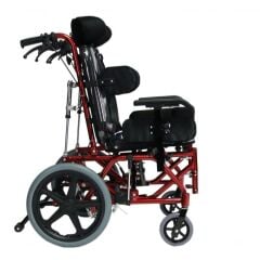 Poylin P958 Pediatrik Spastik Tekerlekli Sandalye Çocuk sırtı yatar sandalye