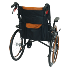Poylin P807 Orta Tekerlekli Refakatçi Sandalyesi | Ergonomik ve Hafif | Kompakt Transfer Sandalyesi