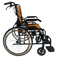 Poylin P807 Orta Tekerlekli Refakatçi Sandalyesi | Ergonomik ve Hafif | Kompakt Transfer Sandalyesi