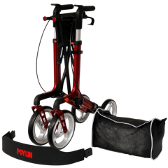 Poylin P888 Ultra Lüks Rollator | Hafif Alüminyum Şase | Ergonomik ve Şık Yürüme Desteği
