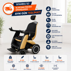 Poylin P911 Masaj Koltuklu Lüks Akülü Tekerlekli Sandalye | Ultra Konfor ve Profesyonel Sürüş Deneyimi