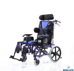 Poylin P958Y Çocuk Spastik Tekerlekli Sandalyesi | Tilt Özellikli | Tam Destekli Rehabilitasyon Sandalyesi