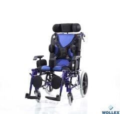 Poylin P958Y Çocuk Spastik Tekerlekli Sandalyesi | Tilt Özellikli | Tam Destekli Rehabilitasyon Sandalyesi