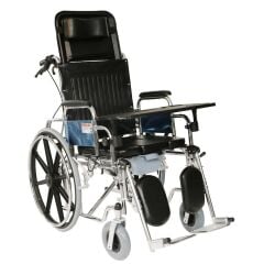 Poylin P615 Banyo Tuvalet Sandalyesi WC LAZIMLIKLI SANDALYE SIRTI YATAR
