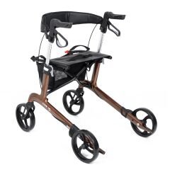 Spirit X4 Karbon Fiber Kahverengi Rolatör Yürüteç