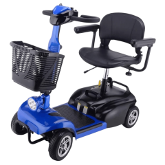 Poylin P410 Akülü Engelli Aracı (Scooter) | Uzun Menzilli | Konforlu Kaptan Koltuk ve Gelişmiş Aydınlatma