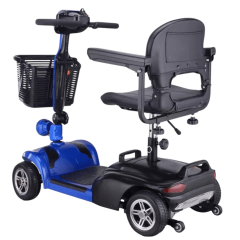 Poylin P410 Akülü Engelli Aracı (Scooter) | Uzun Menzilli | Konforlu Kaptan Koltuk ve Gelişmiş Aydınlatma