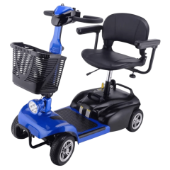 Poylin P410 Akülü Engelli Aracı (Scooter) | Uzun Menzilli | Konforlu Kaptan Koltuk ve Gelişmiş Aydınlatma