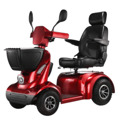Poylin P414 Akülü Engelli Aracı (Scooter) | 4 Tekerlekli Maksimum Denge | Lüks Kaptan Koltuk ve Üstün Performans