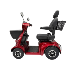Poylin P414 Akülü Engelli Aracı (Scooter) | 4 Tekerlekli Maksimum Denge | Lüks Kaptan Koltuk ve Üstün Performans