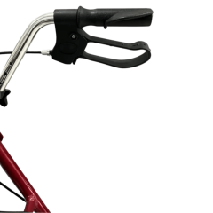 Poylin P580 Ekonomik Rollator | Dört Tekerlekli Frenli Yürüme Desteği | Oturma Tablalı ve Sepetli