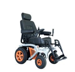 S240 Multi Fonksiyonel Akülü Tekerlekli Sandalye | Çift Motorlu Yatarlı Uzun Menzilli Elektrikli Hasta ve Engelli Sandalyesi | TAGESAN