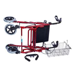 Comfort Plus DM9146 Ayak Pedallı Alüminyum Rolatör oturaklı sandalye